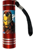 Dětská hliníková LED baterka Avengers red