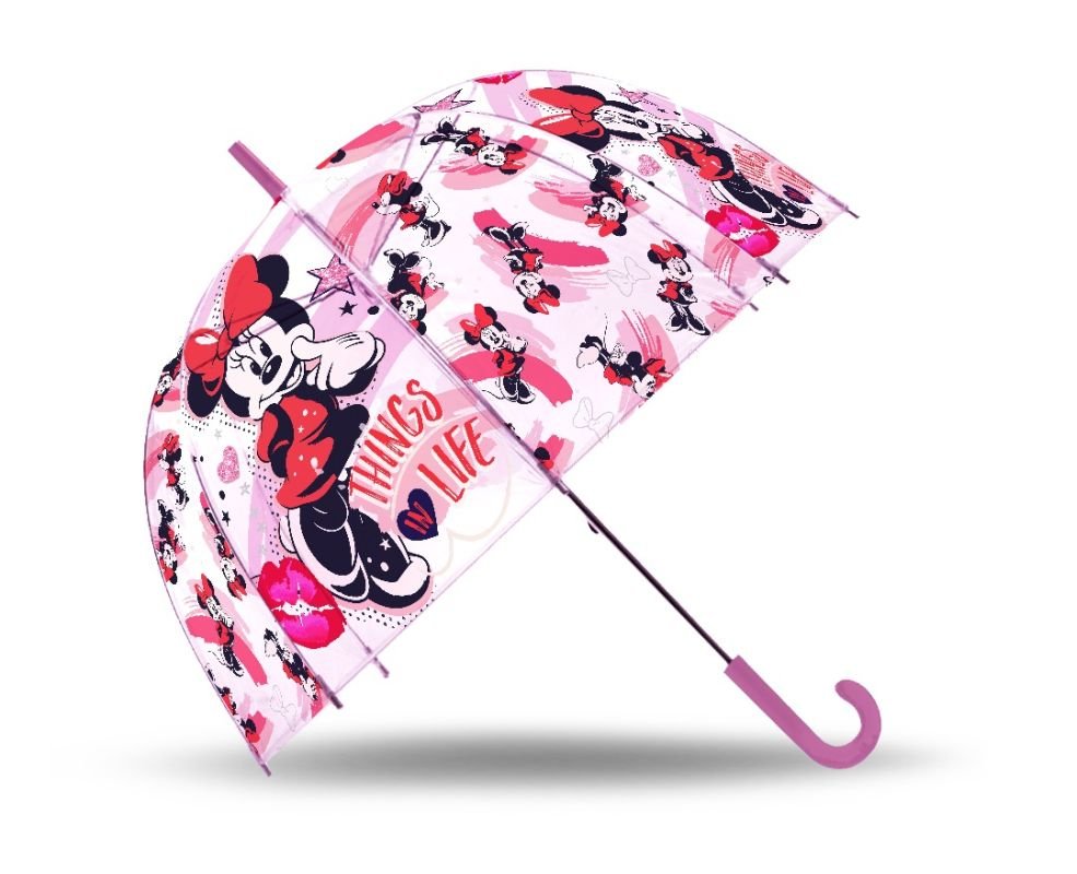 Vystřelovací průhledný deštník Minnie Life