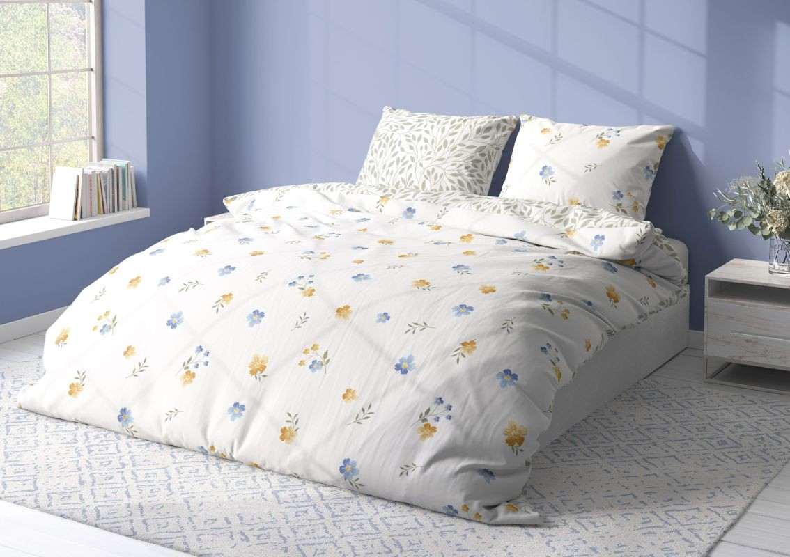 Povlečení Letní sen 022 kvítka 140x200, 70x90