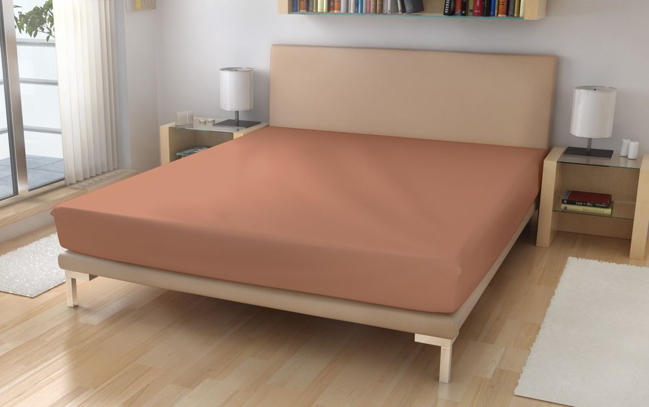 Prostěradlo Micro EXKLUSIVE Oříšková 90/200