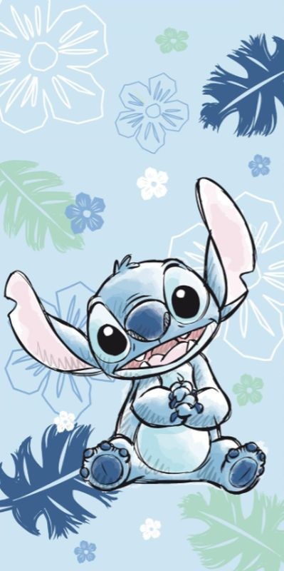 Osuška Lilo and Stitch Ohana blue 70/140