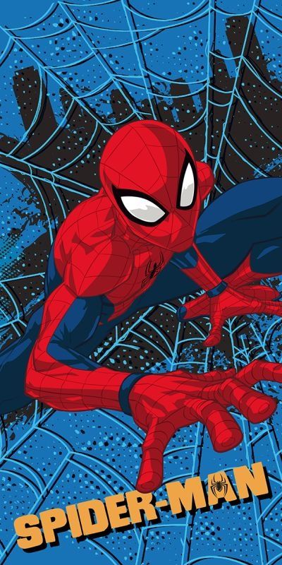 Osuška Micro Spiderman Blue 05 70/140