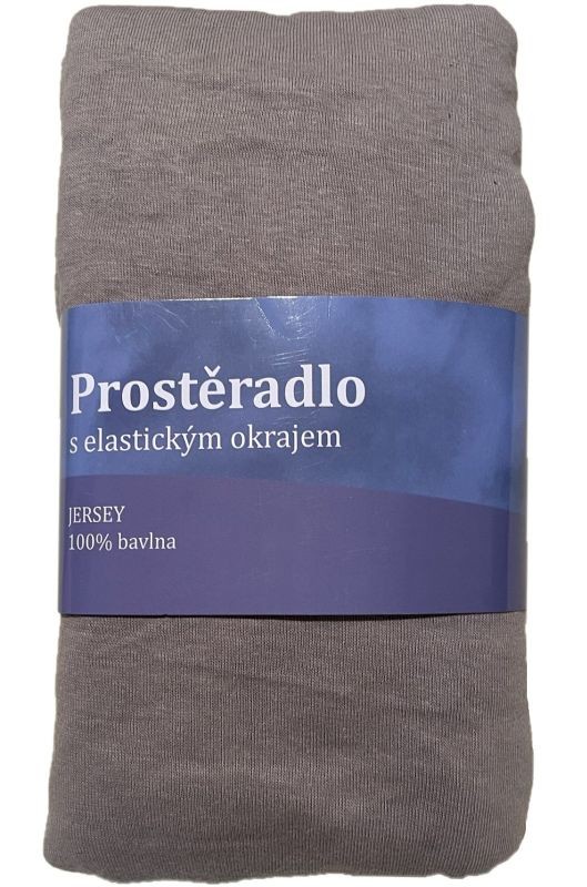 Prostěradlo Jersey Šedá 180/200