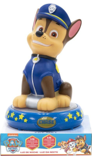 Noční stolní LED lampička 3D figurka Paw Patrol Chase