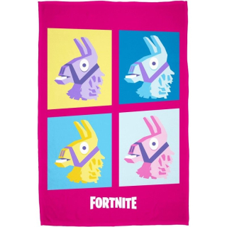 Fleece deka Fortnite Lama pink 100/150